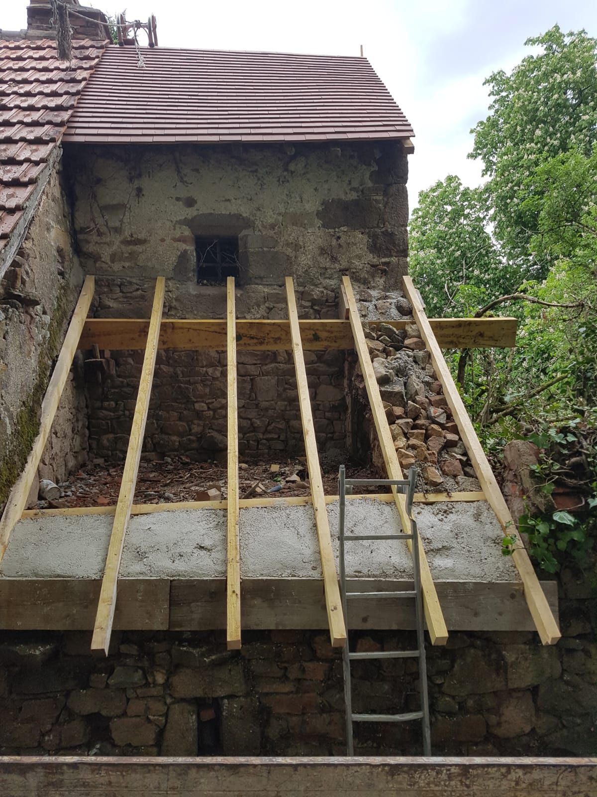 Démoussage et nettoyage toiture à Domérat