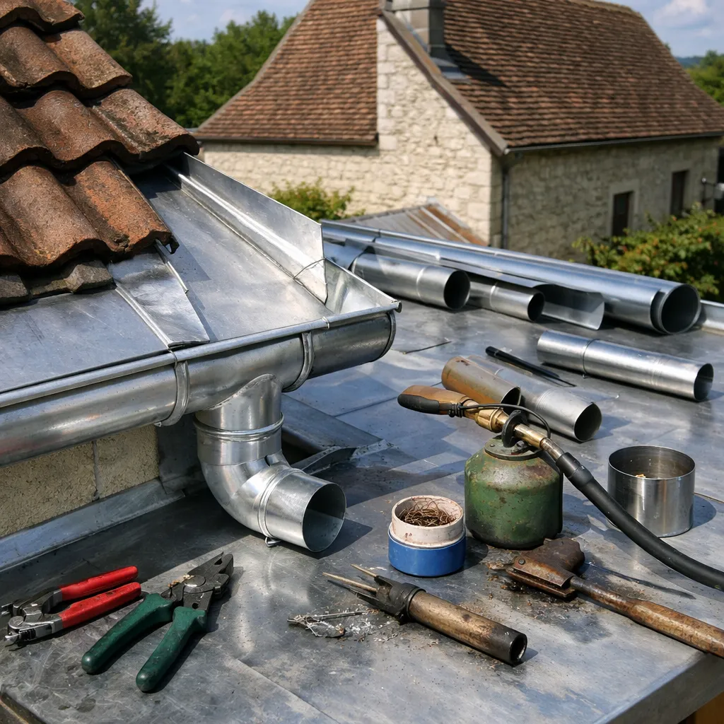 Zinguerie et gouttières à Commentry - Reinard Jimmy couvreur
